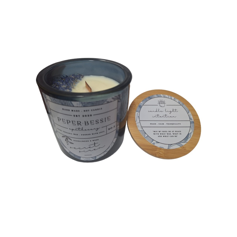 Peper Bessie Secret Siren Scented Candle 500ml (Sandalwood & Musk)
