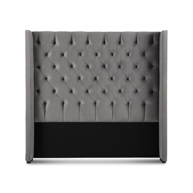Delilah Button Velvet Headboard (Queen)