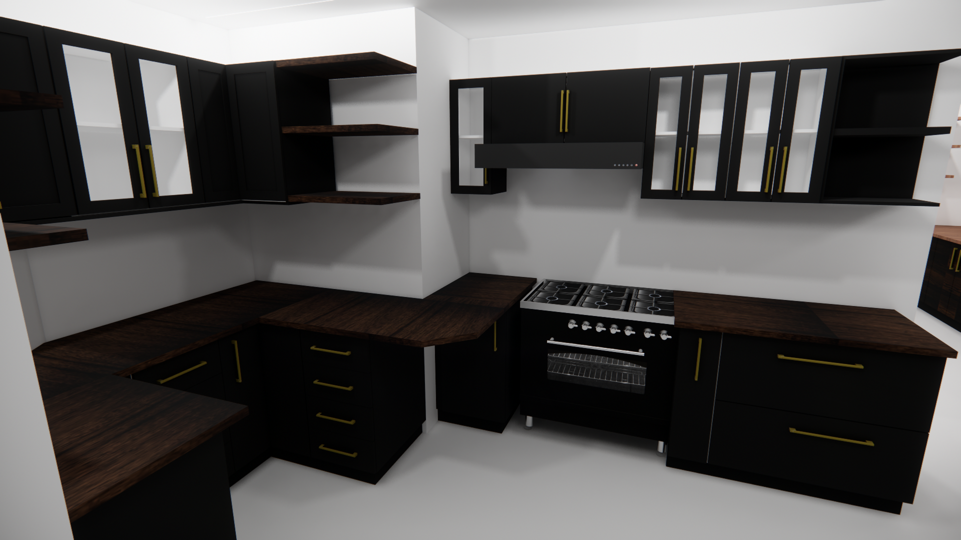 Kitchen render by The Wood Master