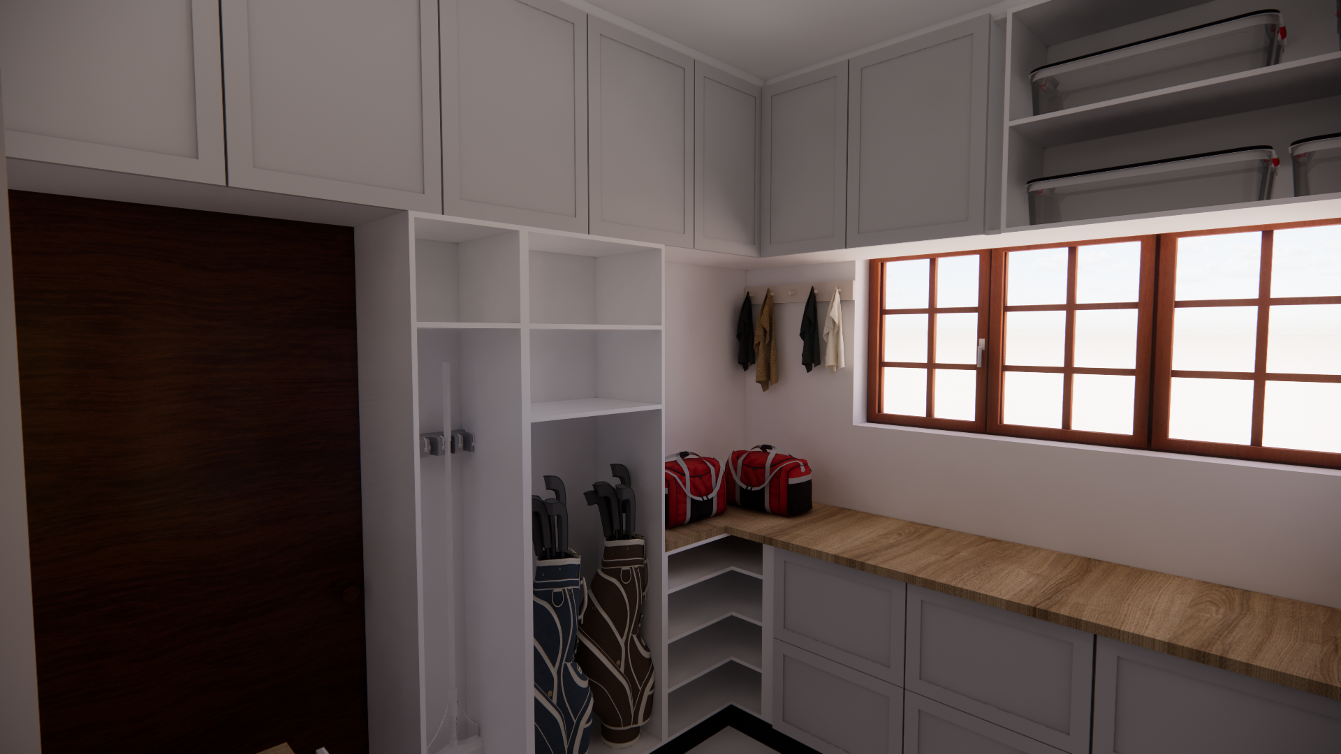 Cabinetry render by The Wood Master